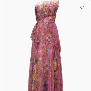 Theia Multicolor Floral Maxi Dress